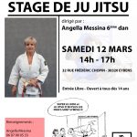 Stage de Ju jitsu avec Angella Messina